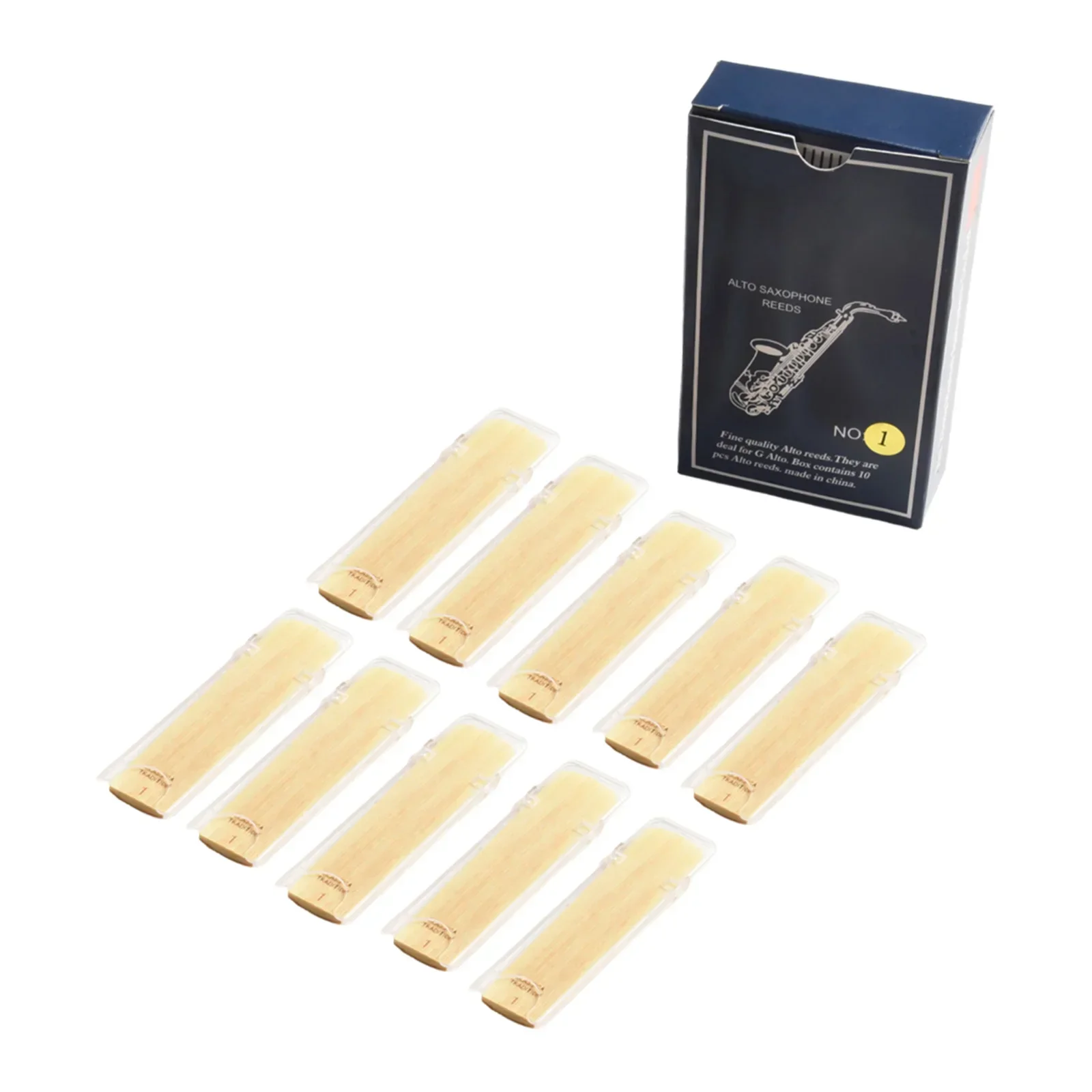 

Reed Alto Saxophone Reeds Stable Sound Full Size Naturally Air-dried With Consistent Size Alto Saxophone Reeds