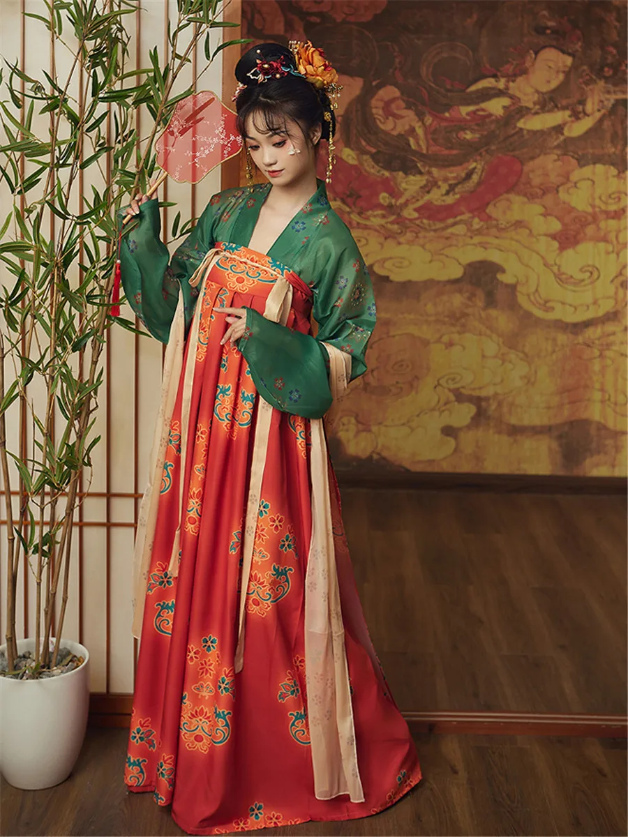 

New Arrival Woman Traditional Hanfu Lady Tang Suit Chinese Ancient Vestidos Priness Dress Fairy Cosplay Costume
