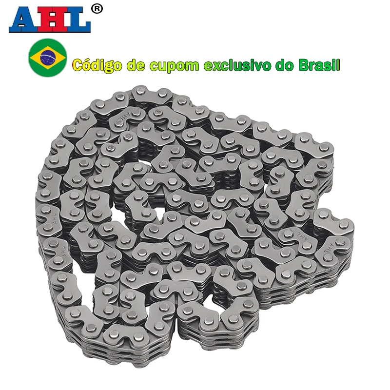 Corrente de distribuição da árvore de cames da motocicleta ahl para honda xr250 1979-1980 xr250r xr250l xl250r xl250s 102 links 14401-428-003 14401-kk1-003