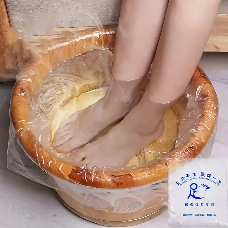 90 Uds. Revestimientos desechables para bañera de pies, bolsas para lavabo de baño para pies, pedicura, desintoxicación de pies, SPA, accesorios de preservación del calor