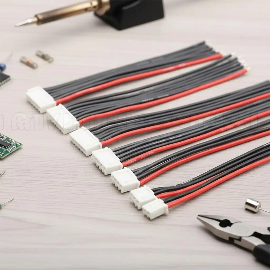5pcs per lot 1S 2S 3S 4S 5S 6S Lipo Battery Balance Charger Cable Connector Plug Wire for IMAX B6 Wholesale Spare Parts for RC Drone Car Boat drone frame motor servo rc cars for adults rc servo motor trx4 defender scx10 drones