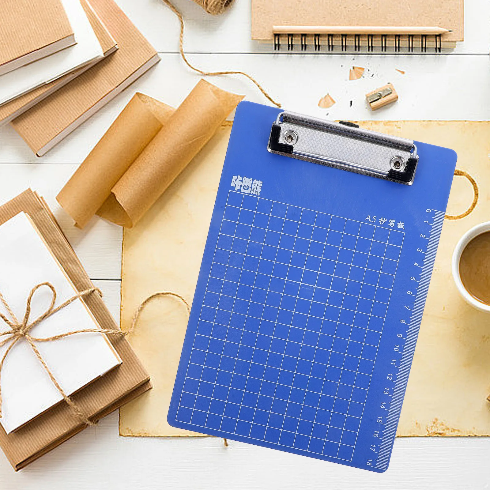 

6 шт., прозрачные цветные пластиковые планшеты формата А5, легкий держатель для бумаги, буфер обмена с линейкой, подвесная петля для офиса