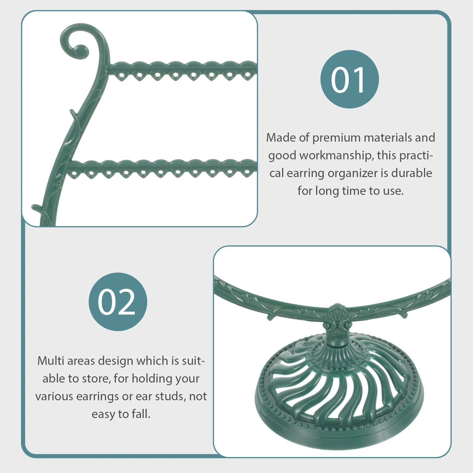 

Подставка для серег (2 шт.) в форме винной чашки, органайзер для ювелирных изделий, для висячих серег, пусет, колец, маленькая подставка-органайзер для серег