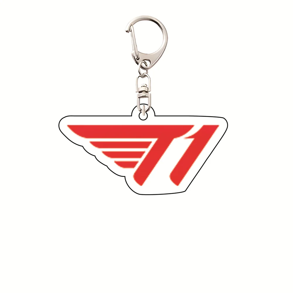 Anime LOL Team Logo 5cm Acrylic Keychain, Plate Decoration, Creative Bag Charm, Jewelry Pendant Gift