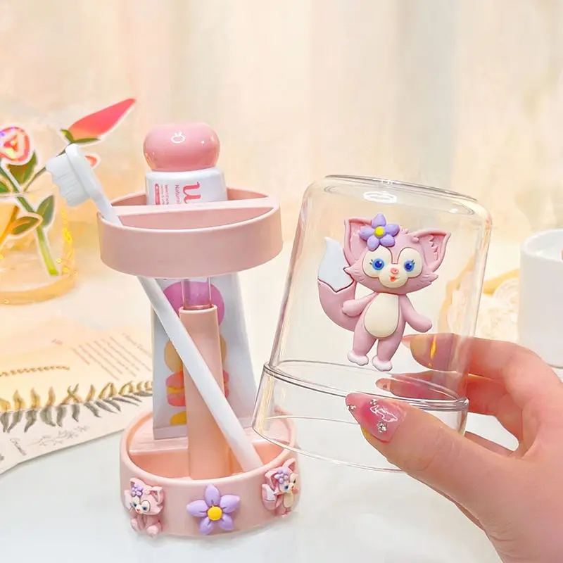 Kawaii Sanrio Mouthwash Cup Hello Kitty Mymelody Kuromi Cinnamoroll Cartoon Anime Toothbrush Cup Electric Toothbrush Holder Gift