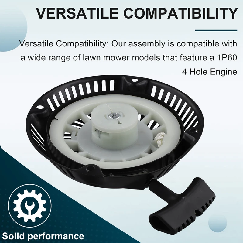 سحب كاتب نكص بدء جزازة العشب الجمعية ل 1P60 4 حفرة محرك جزازة العشب إصلاح أجزاء المحرك