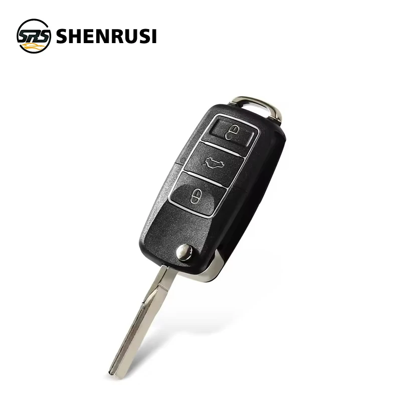 

SHENRUSI для Volkswagen Vw Jetta Golf Passat Beetle Skoda Seat Polo B5, складной автомобильный пустой чехол с дистанционным управлением