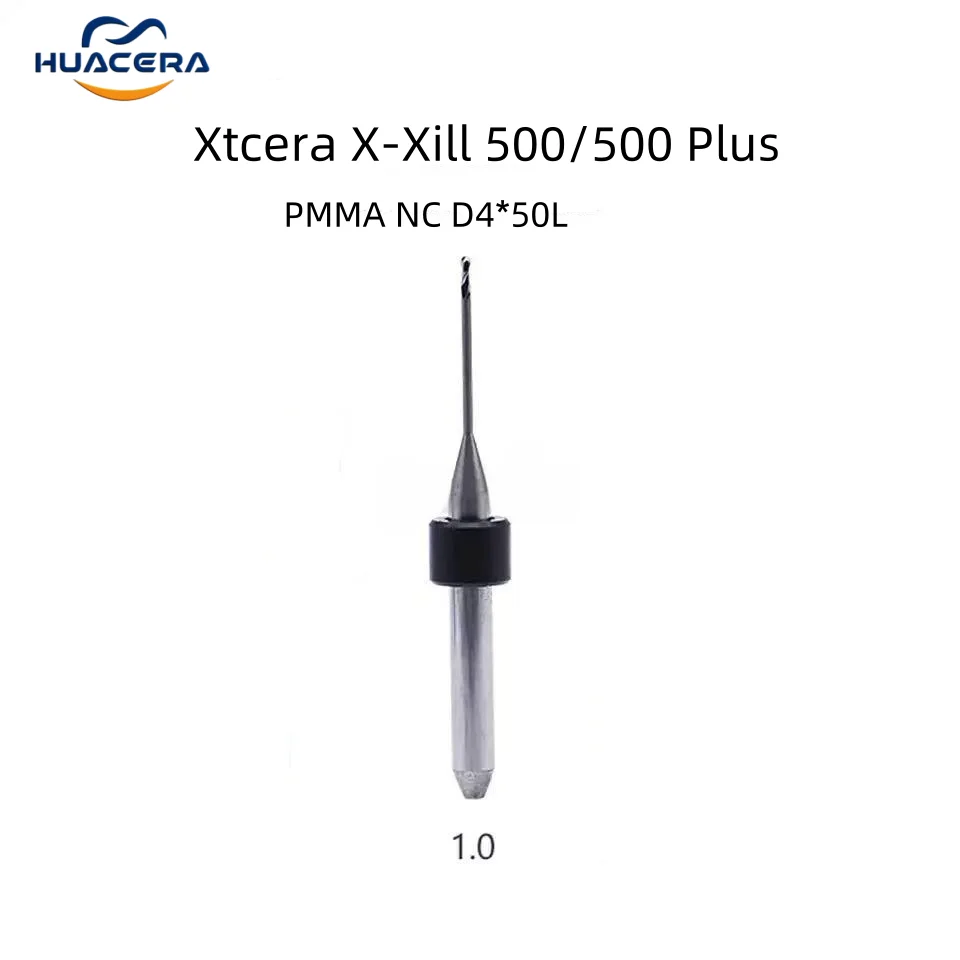 Xtcera X-mill 500 /580 Zirconia Shank DC Diamond Coating Milling Cutter Diameter 2.0/1.0/0.6mm DrillDental Milling Burs