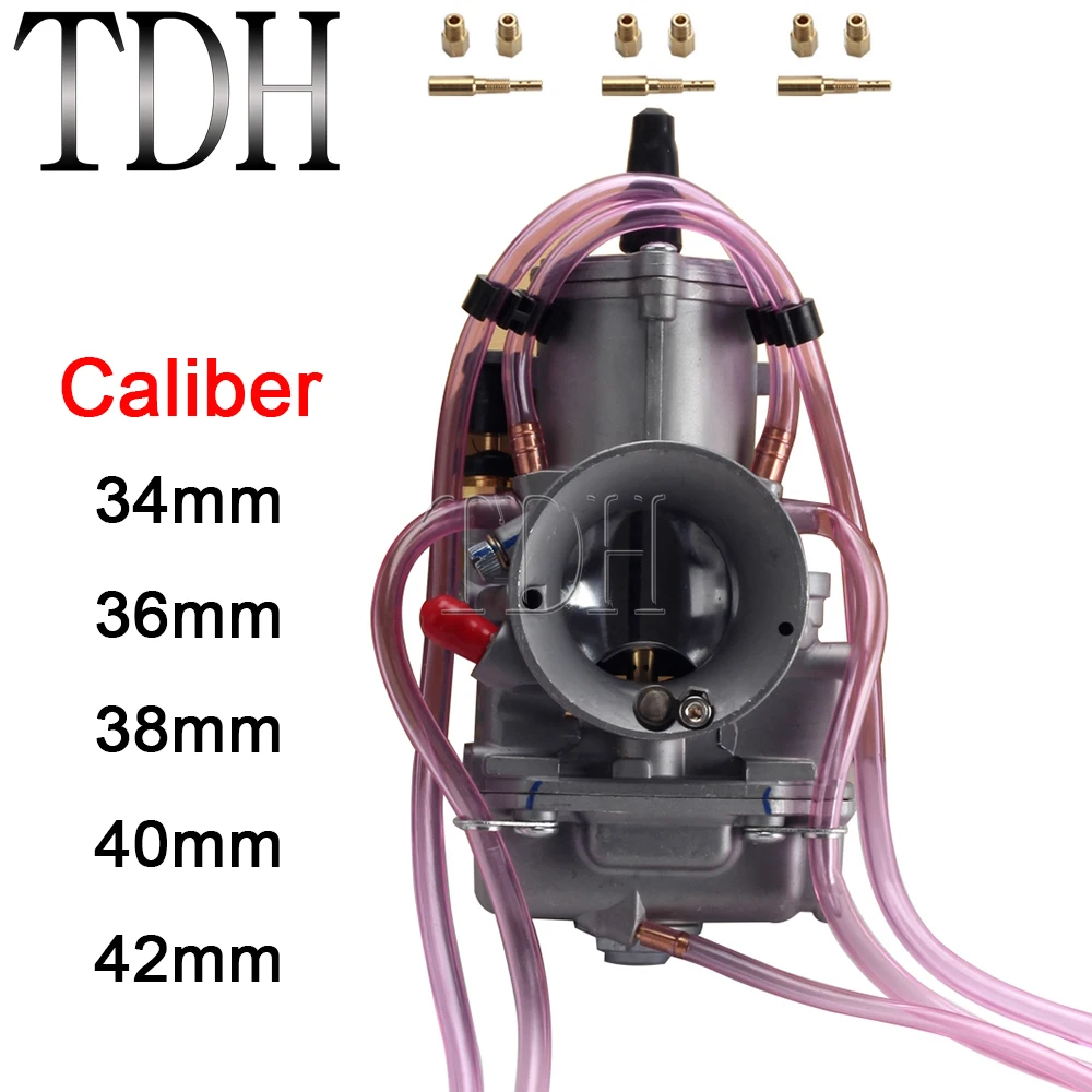 Motocross oszczędza gaźnik paliwa 40mm zamiennik dla silników 2/4-suwowych 200cc-450cc 250XC motocykl wyścigowy akcesoria terenowe