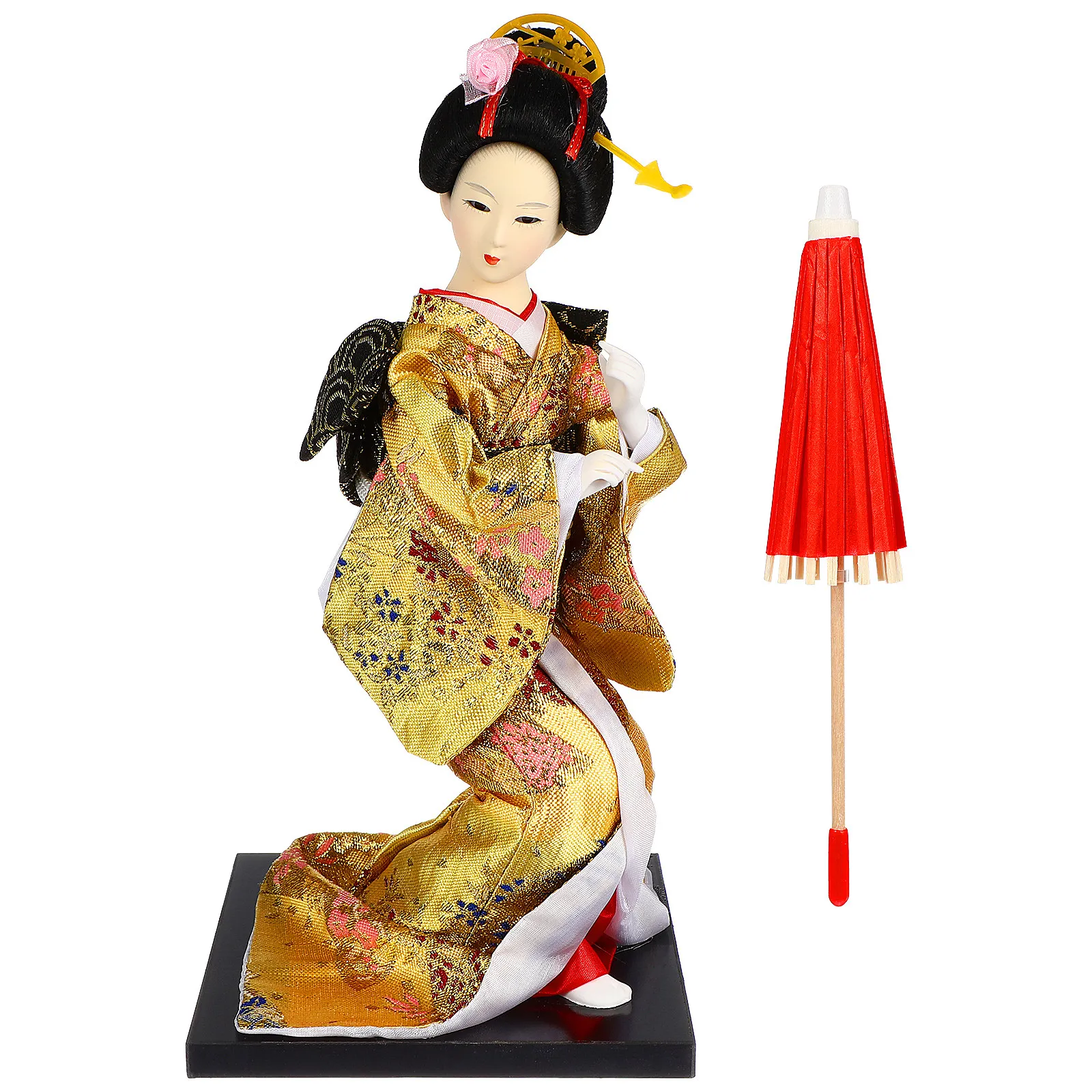 1Pcs Japanese Geisha Kimono Ornament Home Decoration Indoor Desktop Tabletop Asian Style Craft Gift Humanoid Ornament