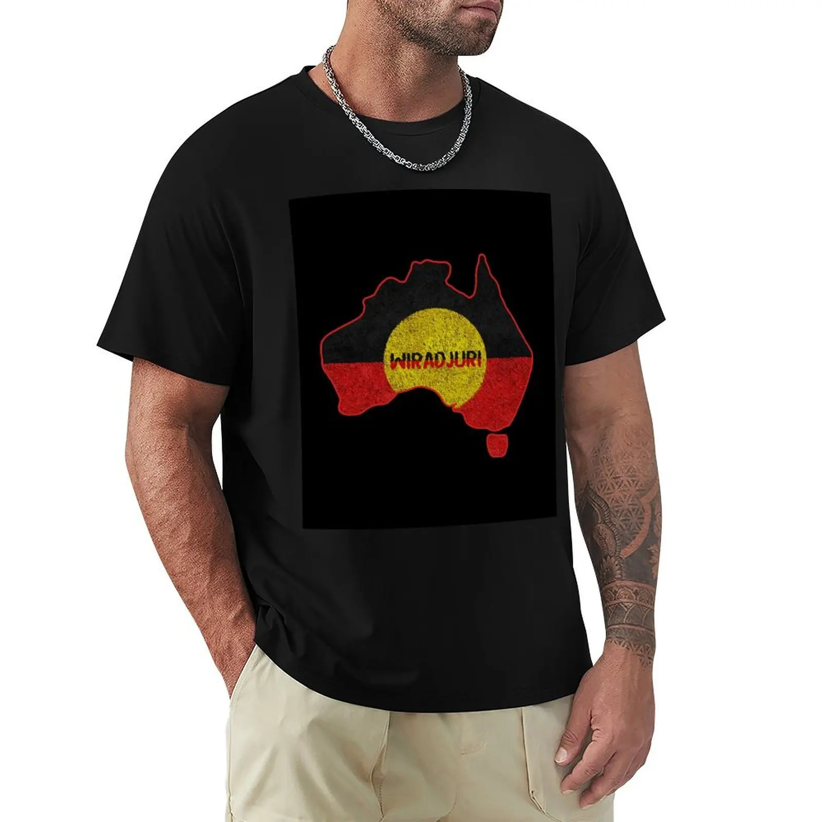 

Aboriginal Map Wiradjuri T-Shirt heavyweights Aesthetic clothing gifts for boyfriend tee shirts for men