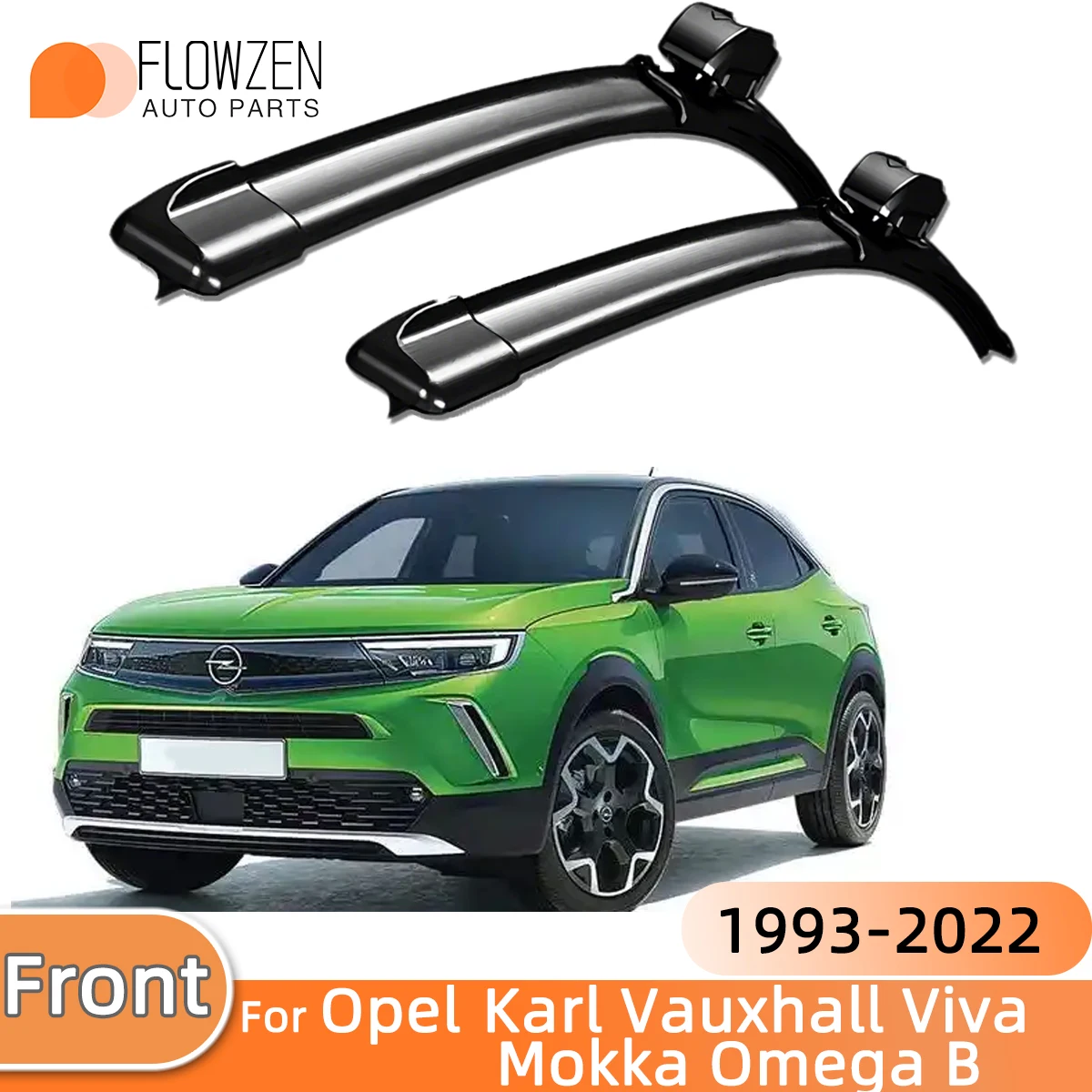 2/4 Stück Auto-Wischerblätter für Opel Karl Vauxhall Viva Mokka Omega B 1993–2022 Frontwischerblätter Windschutzscheibe Windschutzscheibe Fenster
