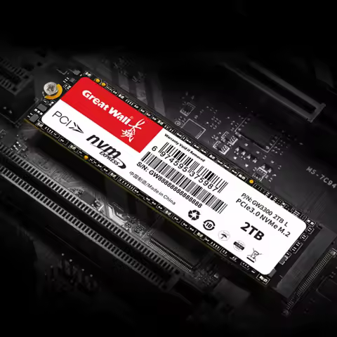 Great Wall M2 SSD 1TB 2TB NVMe SSD 128GB 256GB 512GB Hard Drive PCIe3.0 x4 Internal Solid State Disk for Laptop Desktop