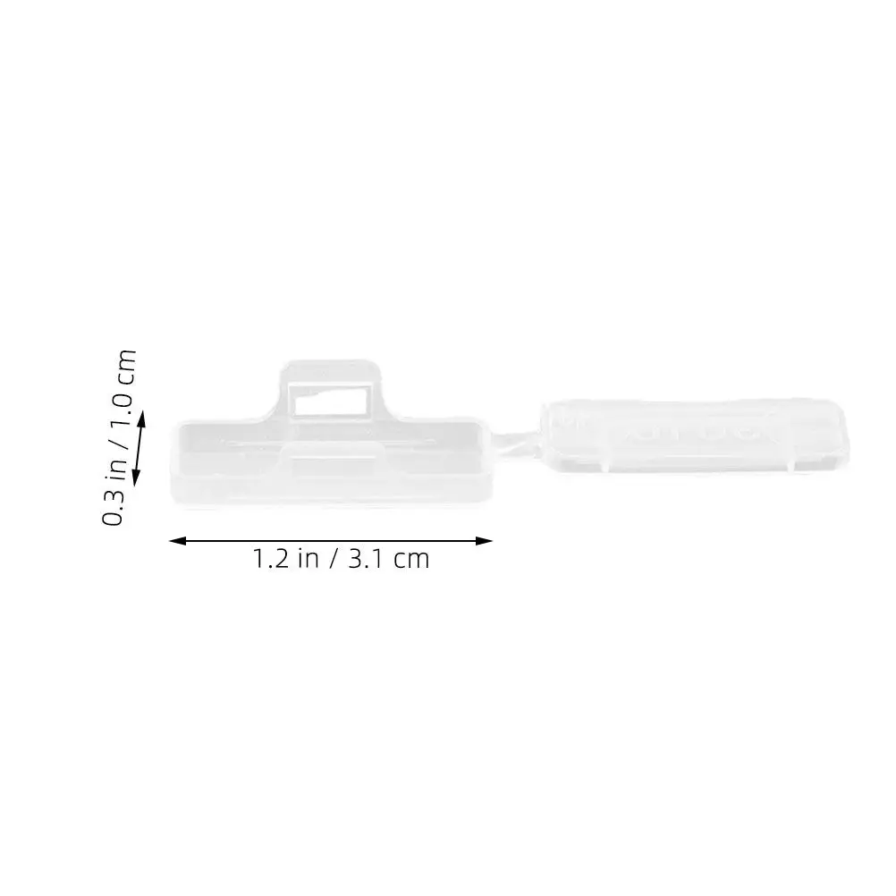 200Pcs Clear Waterproof Wire Tags Plastic Cable Name Holders for Fast Secure Tie Fixation in Communication Networks Home Office