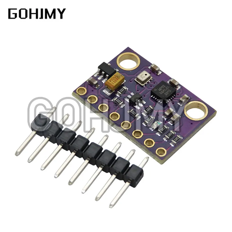 MPU-9250 MPU9250 BMP280 SPI IIC/I2C 10DOF Acceleration Gyroscope Compass 9-Axis Sensor Board Module GY-91 3-5V