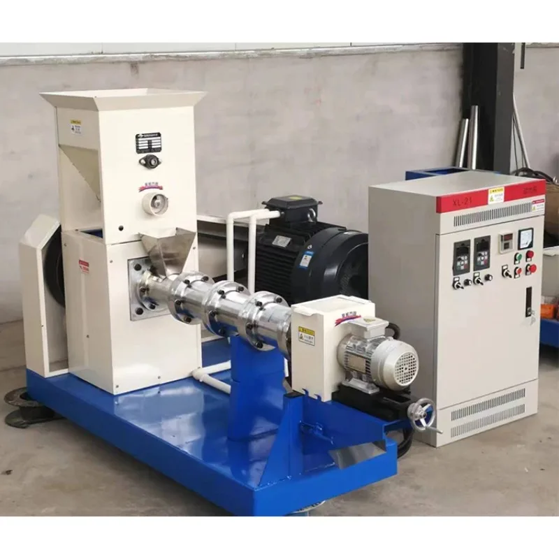 

Household Small Dog Food Puffing Machine Aquatic Animal Feed Extruder Shrimp Making Machine Floating Fish Pellet Mill Machine