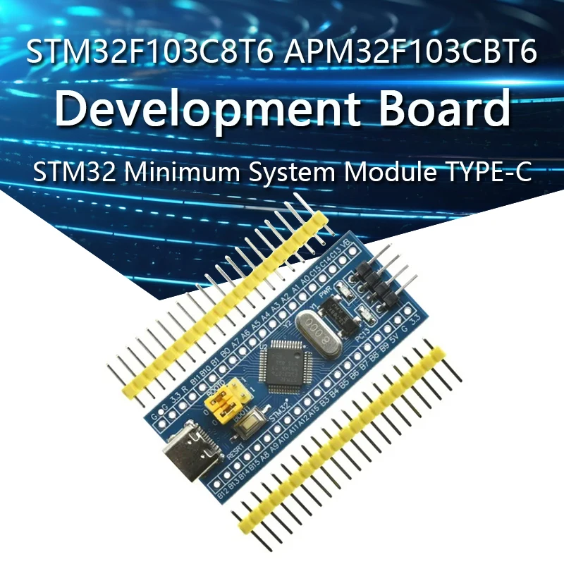 

STM32F103C8T6 APM32F103CBT6 ARM STM32 Minimum System Development Board Module TYPE-C For Arduino