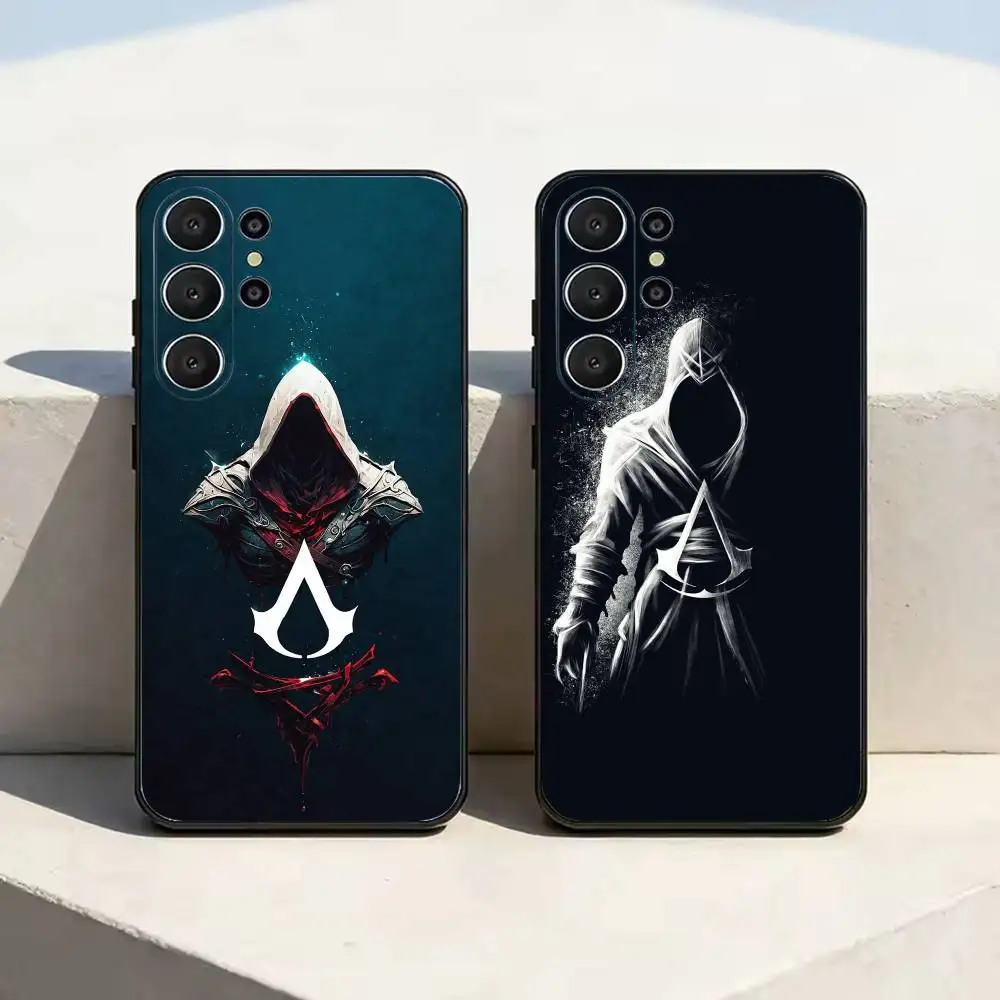 A-AssassinS G-Game Creed Phone Case Black Silicone Soft For Samsung S25,S24,S21,S22,S23,S30,Ultra,S20,Plus,Fe,Lite