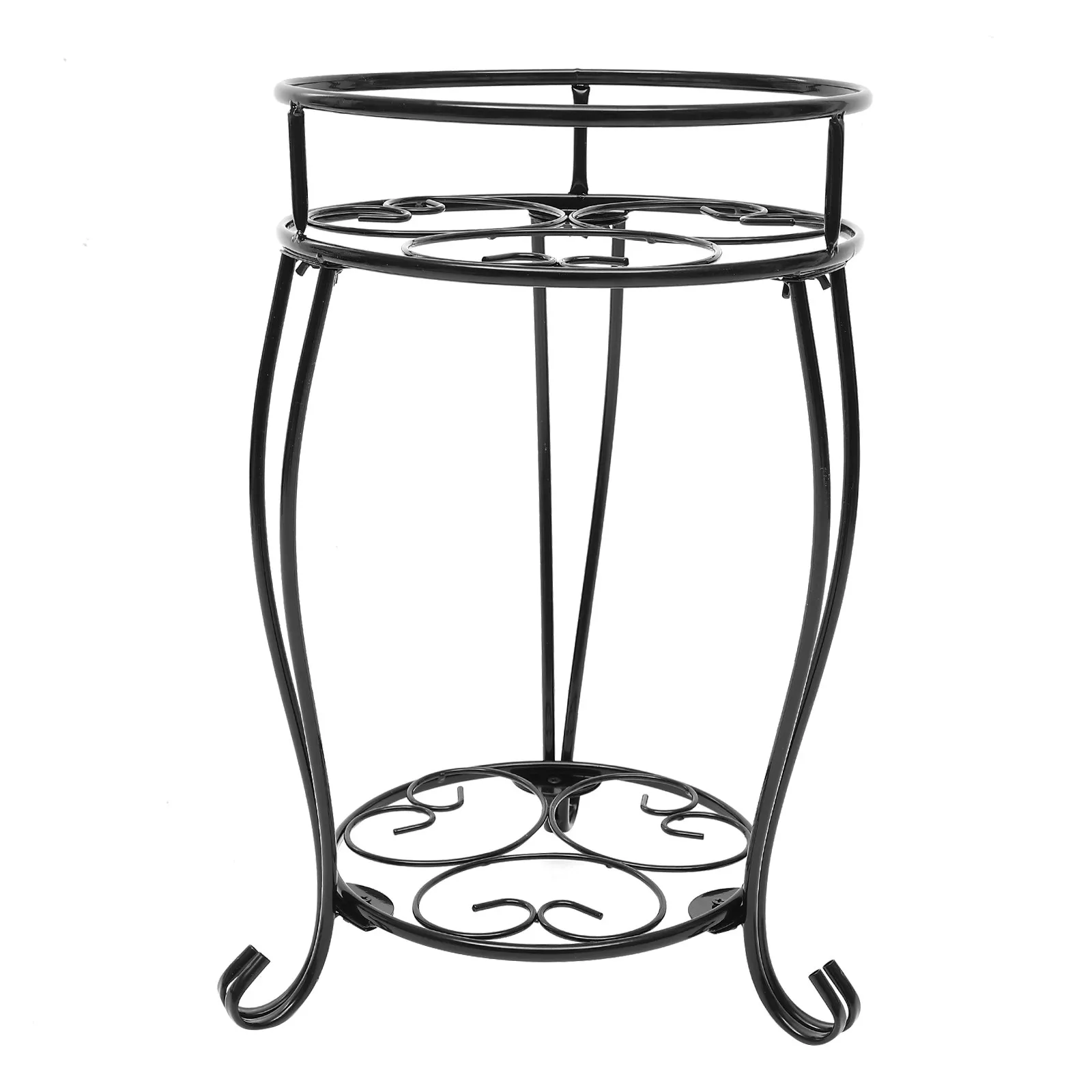 Metal Plant Stand Iron Flowerpot Rack Elevated Planter Stand for Indoor Plants Outdoor Pots Large Flower Stands Farmhouse Rustic