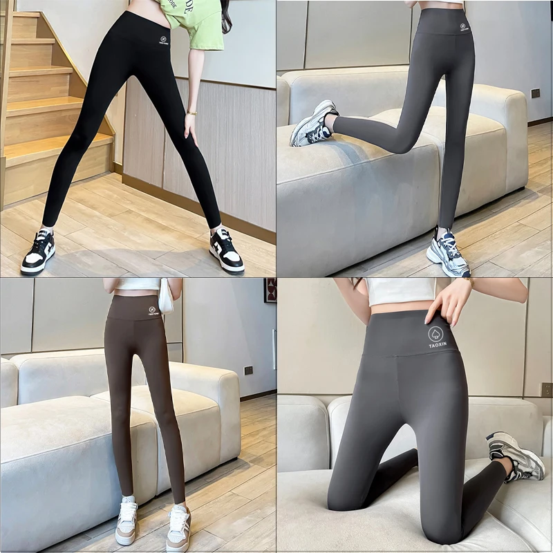 

Nine-point Shark Pants Elastic Leggings For Outer Wear Tight And Slim High Waisted Tummy-lifting And Hip-lifting Yoga Pants