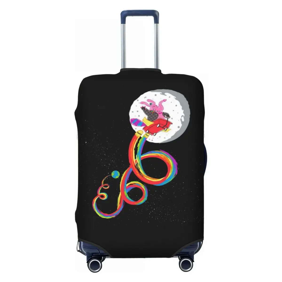 

Custom I-Insides Cartoon Out Suitcase Cover Washable Travel Luggage Covers for 18-32 inch