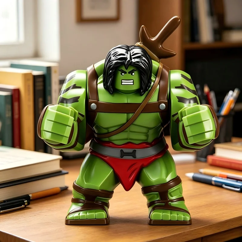 Mini Bloques de Construcción Serie Superhéroes Hulk Spider-Man, Rompecabezas Combinable para Niños, Juguete de Regalo, Muñeco de Bloques de Construcción