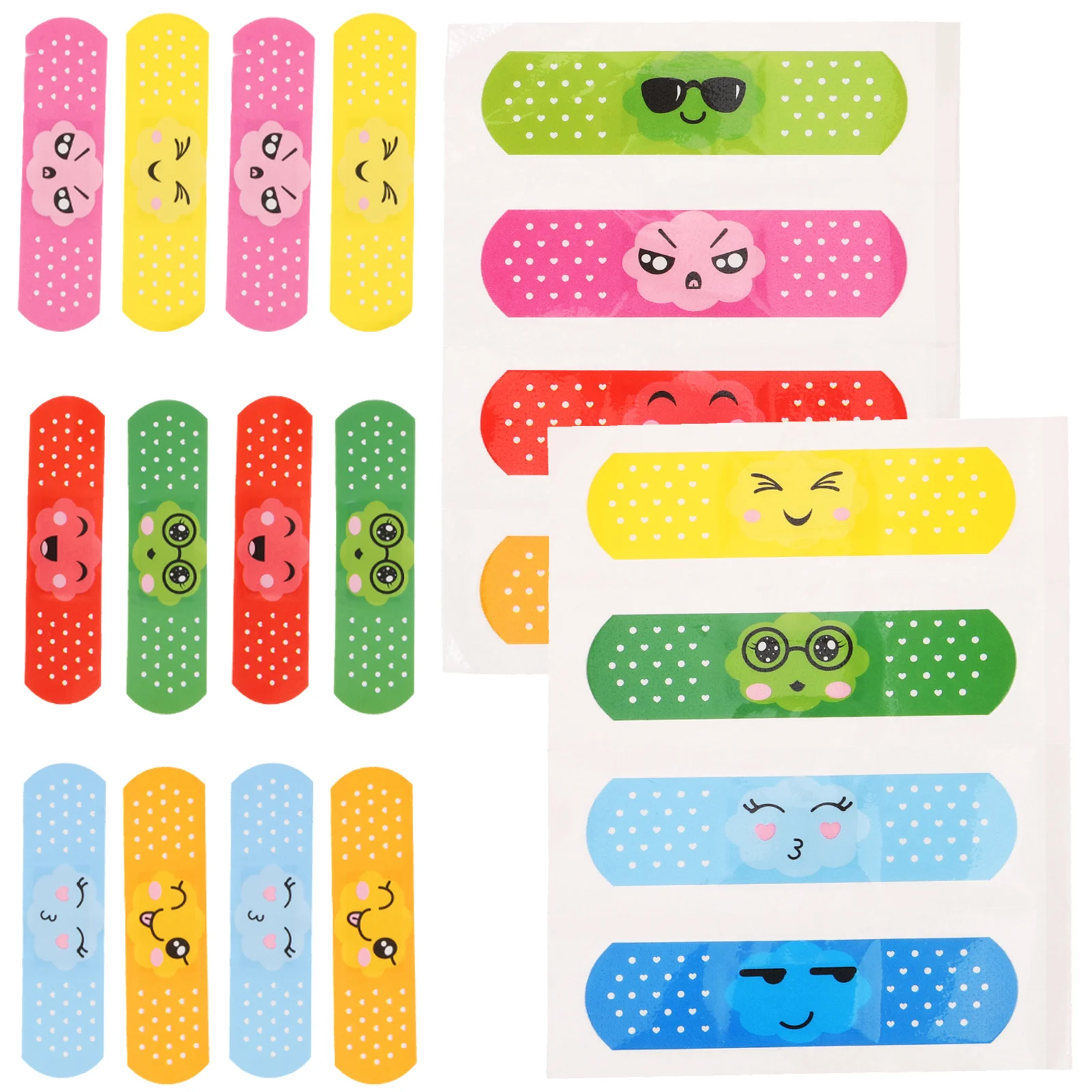 40 Pcs Bandage Children's Travel Wound Household Cartoon Elasticity Adhesive Strip Bandages Outdoor Accessory