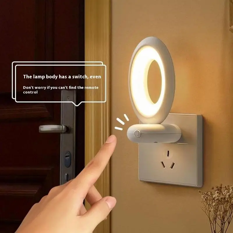 Portátil veleiro plug-in modelo led night light bebê enfermagem olho sono luz quarto corredor tomada luzes de poupança energia luz