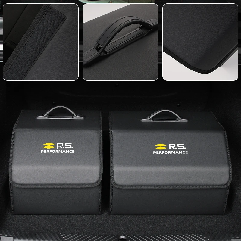 Car Trunk Storage Box Organizer Stowing Tidying Container Bag For Renault RS Performance Clio Scenic Logan Megane Koleos Sandero