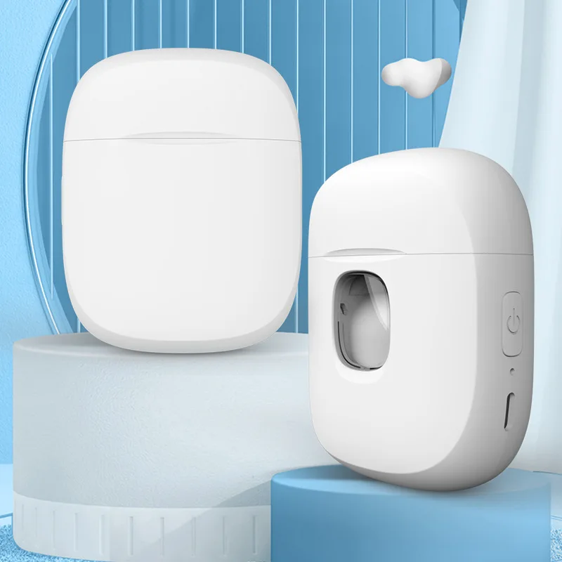 

2 in 1 Nail Trimmer Grinder Electric Nail Clippers Cutter LED Light Nail Polishing Machine USB Recharge for Baby Adult Elderly