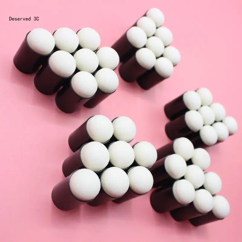 5pcs Finger Daubers Sponge Smudge Tools DIY Crafts Inking Staining Painting Tool