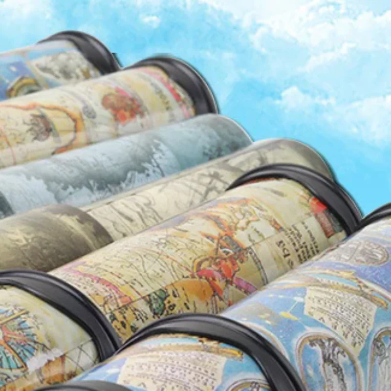 Schaalbare magische caleidoscoop klassieke drie mausoleum spiegel caleidoscoop speelgoed fancy gekleurde wereld speelgoed voor kinderen geschenken