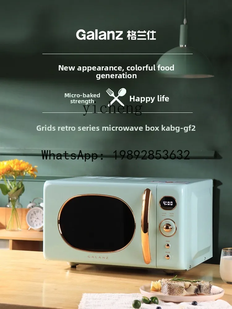 H2 microwave oven small mini high-value retro micro-steaming oven integrated household light wave stove