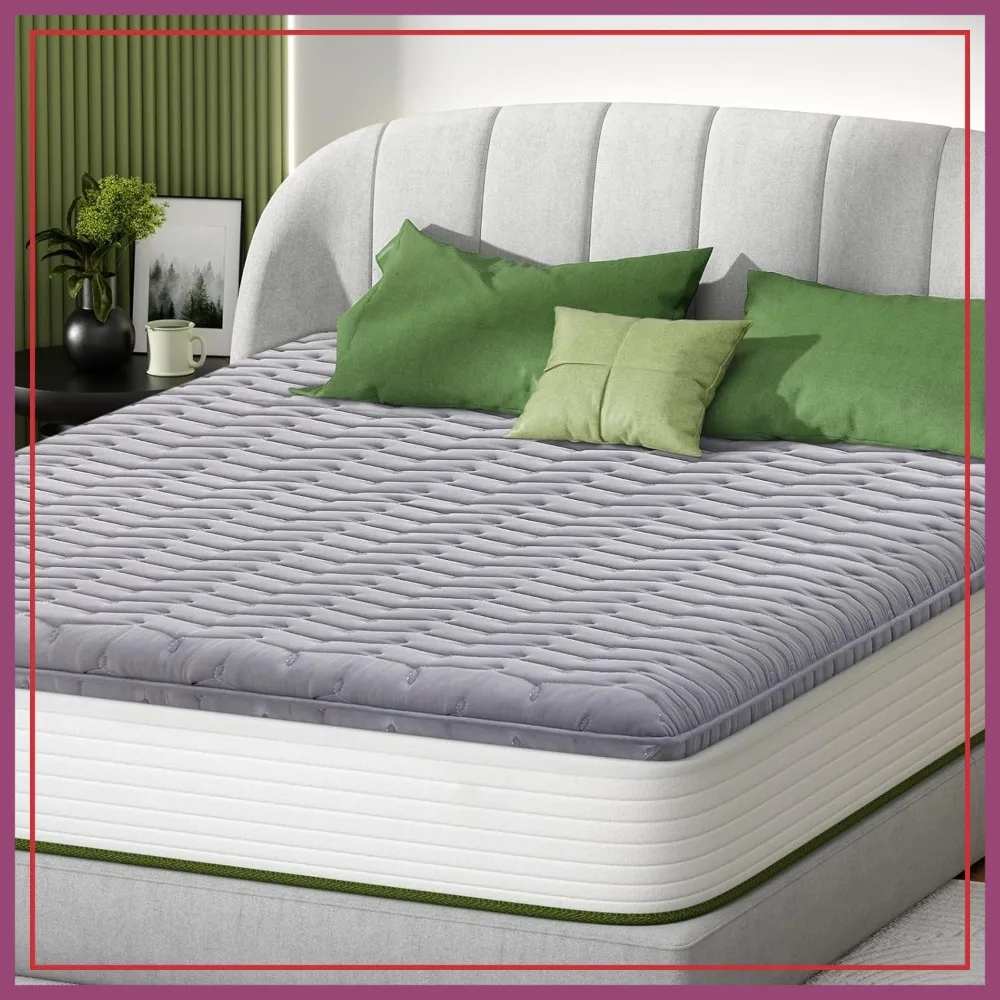 

3 Inch Premium Foam Queen Mattress Topper, Medium Firm Bed Pad for Supportive Sleep & Pressure Relief, 80x60 Inches, Gray