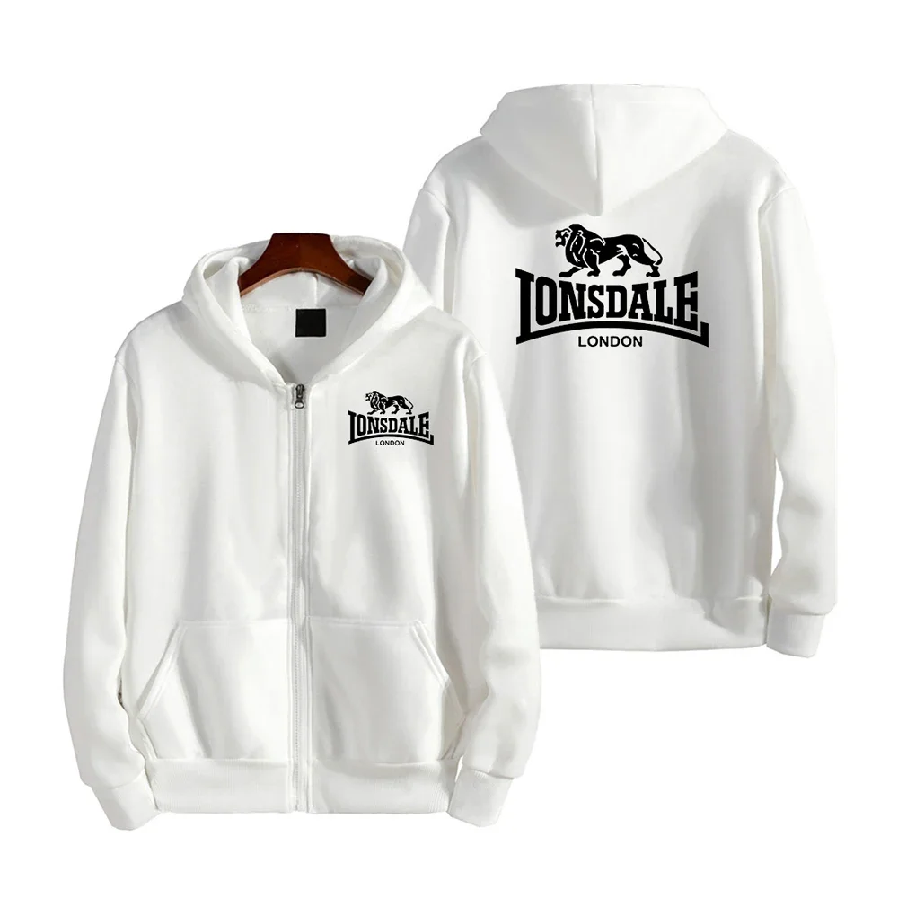

2025 New Printed High Quality Fleece Fashion Men's Diagonal Zipper Hoodie Casual Men's Hoodie Top Sweater