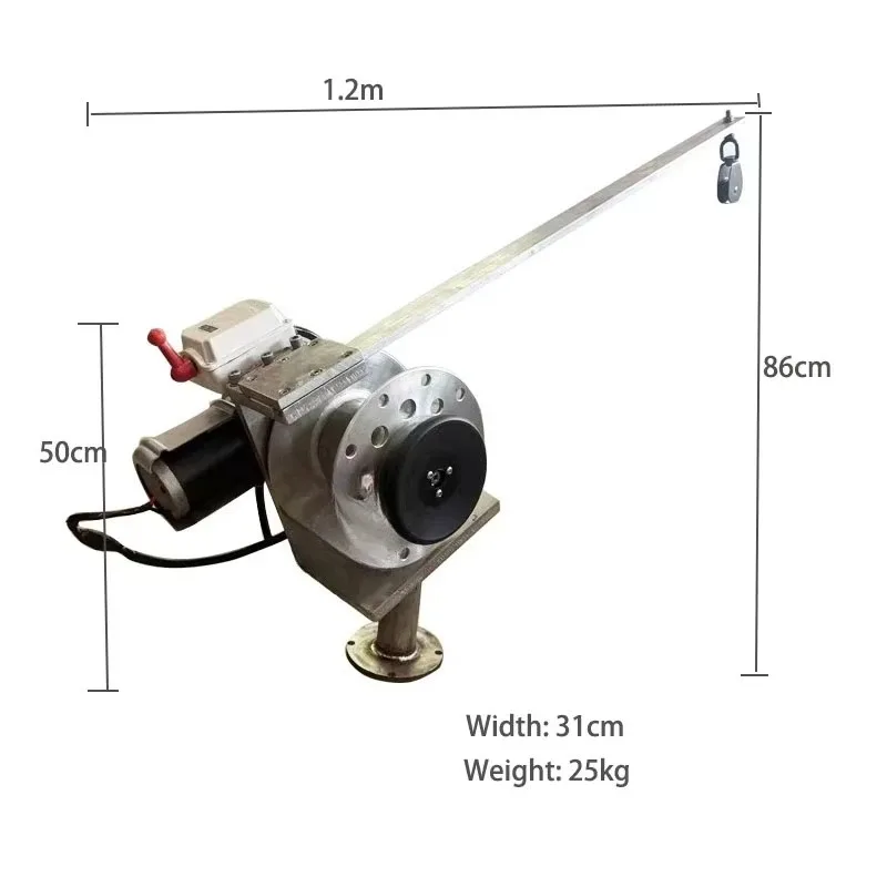 Deep Sea Longline Fisherman 12 V 24V 48V 300 Pounds 500 Pounds 12 Vlots Electric Winch Fishing Reel