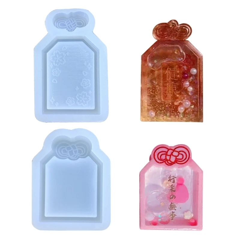 Resin Shaker Molds Silicone Resin Casting Molds Epoxy Quicksand Molds for DIY Pendant Charms Jewelry Making Accessories