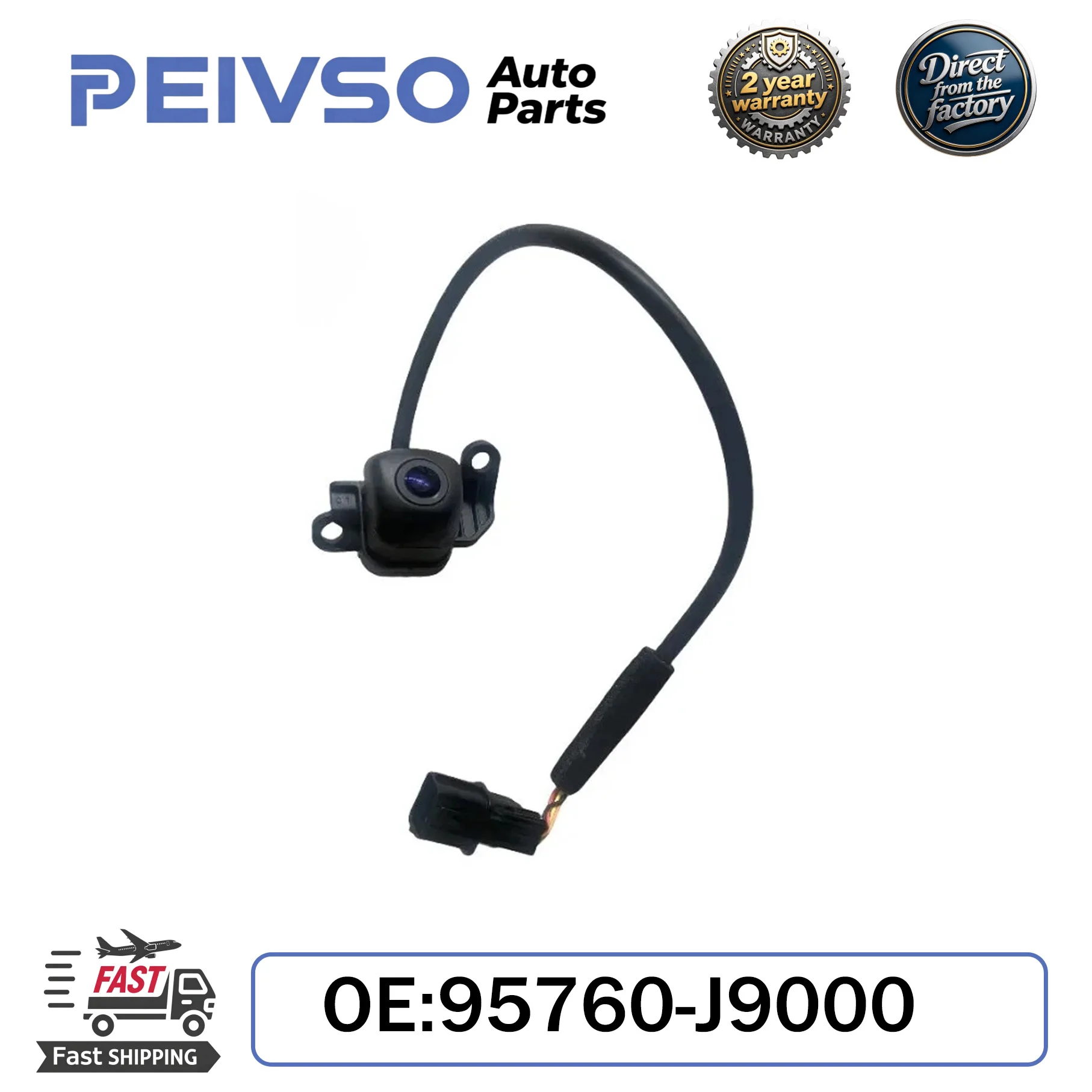 

PEIVSO 95760-J9000 New Rear View Camera Parking Assist Backup Camera For Hyundai Kona 2018-2021