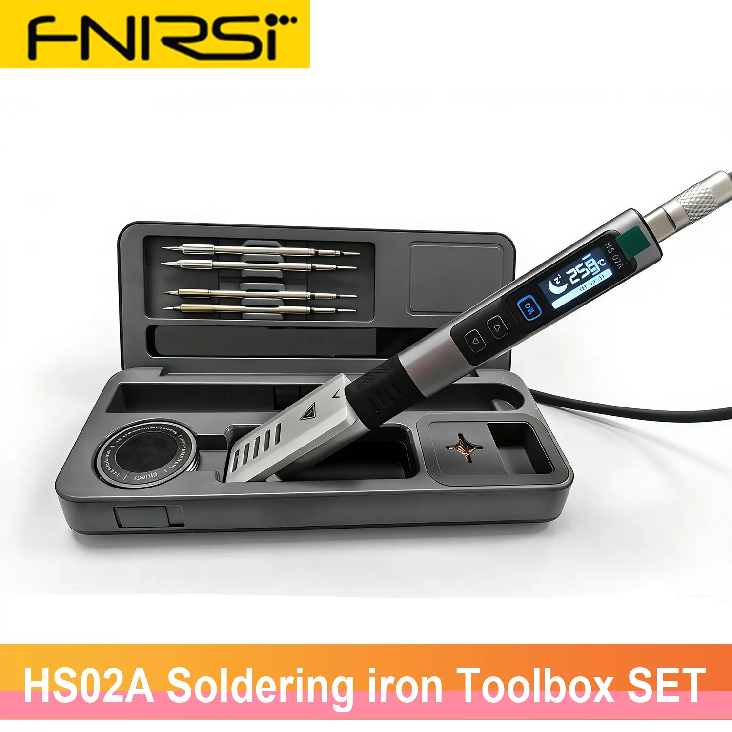 fnirsi-hs02a-soldering-iron-adjustable-temperature-100~450-toolbox-welding-repair-tool-set-paired-t245-tip
