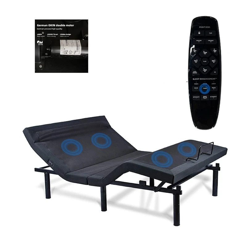 

bluetooth adjust single bed with led lights okin adjustable bed base adjustable bed frame with massage