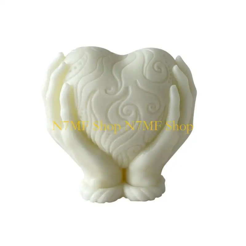 

N7MF силиконовая форма в форме сердца сделай сам, ароматические свечи, инструмент для украшения торта, форма