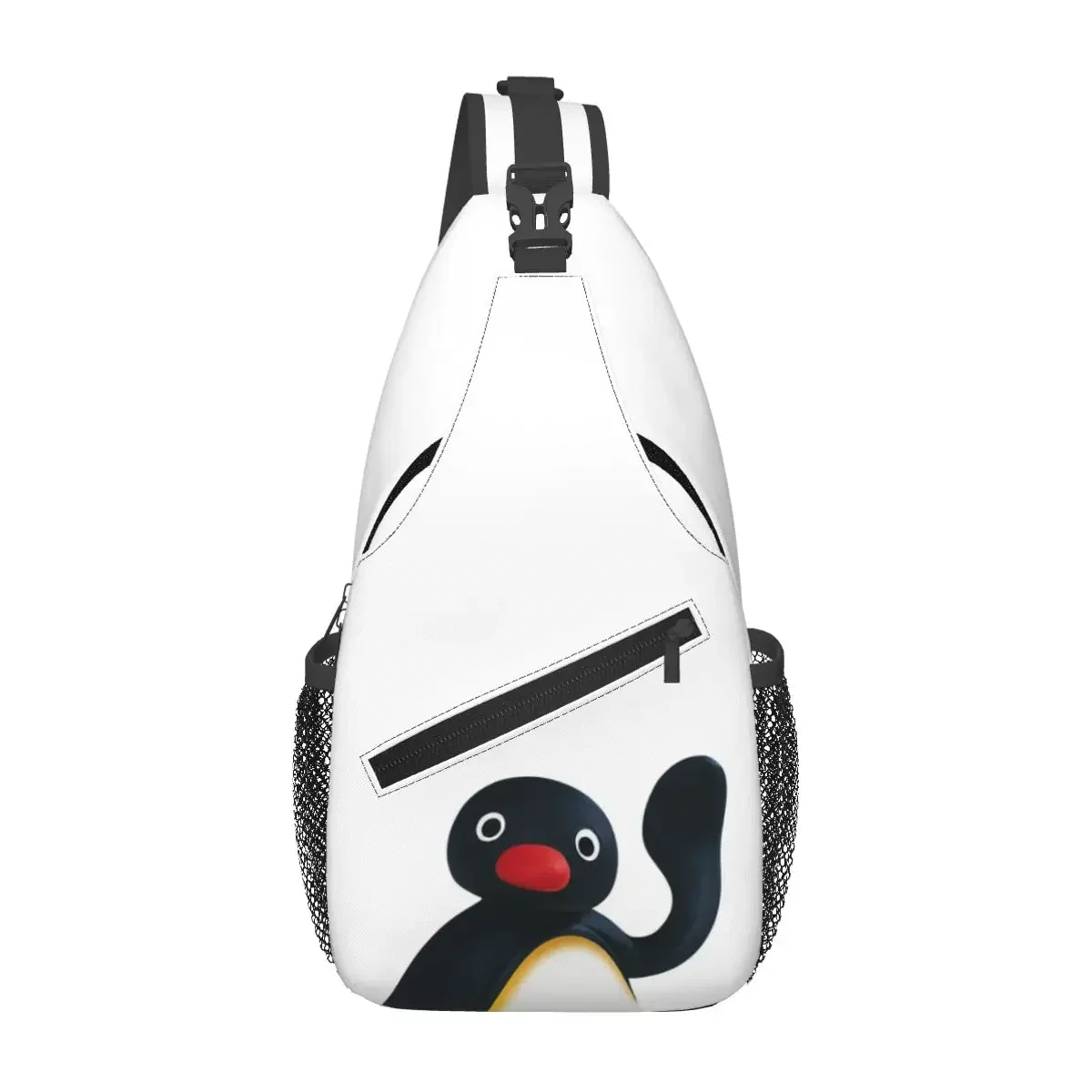 

Penguin Chest Bag Men Sling Crossbody Backpack Chest Bag Traveling Hiking Daypack Shoulder Bag