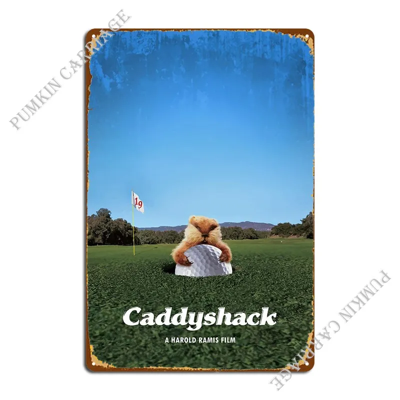 

Металлический плакат Caddyshack, создание клубного дизайна, Настенная роспись, оловянный плакат