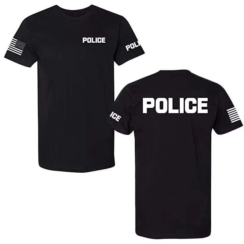 Law Enforcement Tee - Police EMS FBI Fire Rescue Sheriff K-9 Two-Sided T-Shirt Funny Suitable for Both Men and Women