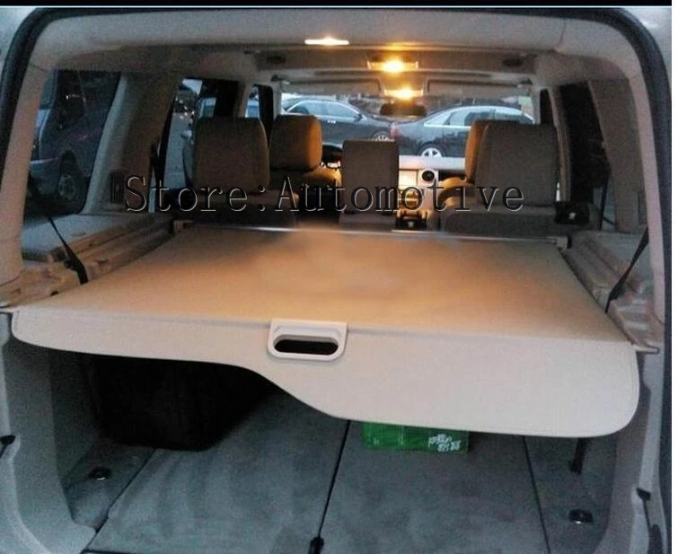 Car Rear Trunk Cargo Cover For Land Rover Discovery 3 4 LR3 LR4 2004-2017 Black Security Shield Shade Car accessories