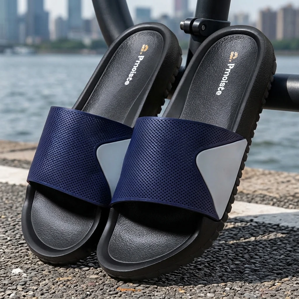 

Men's slippers Color Blocking Design Casual Breathable Quick Drying House Indoor Shoes Outdoor Summer