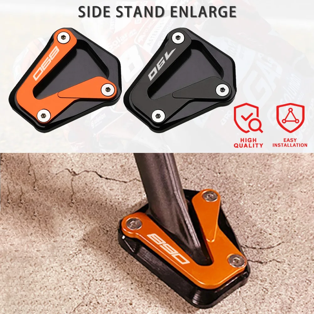 

For KTM 790 Duke 890 Duke L 2017 2018 2019 2020 2021 2022 2023 2024 2025 Kickstand Side Stand Enlarge Extension Foot Pad Support