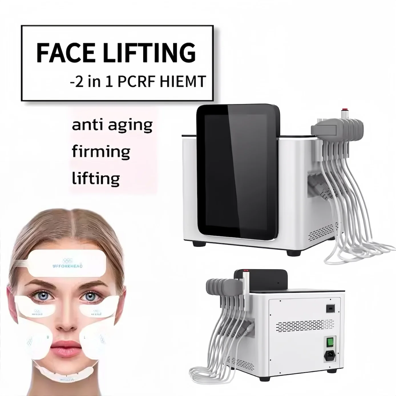 

V-Line Face Lifting Magnetic Facial Wrinkle Removal Eye Bag Double Chin Remove Body Neck Massage Machine