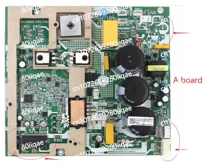 New Midea air conditioning inverter board EU-KFR80W/BP3(IR311+PS21997+SIM6822+LOCK).D.13.WP2-1