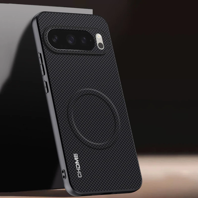 Image of Luxus-Auto-Magnethalter-Handyhülle für Google Pixel 10 Pro, TPU-Silikon-Schutzhülle, stoßfest, für Pixel 10 Pro 5G 10Pro